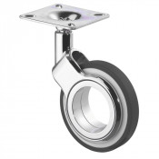 Roulette Design Ø75mm Sols Industriels Platine