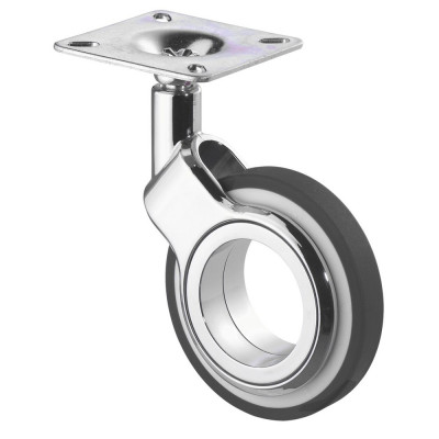 Roulette Design Ø75mm Sols Industriels Platine