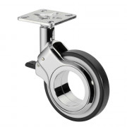 Roulette Design Ø75mm Sols Industriels Platine