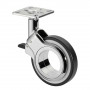 Roulette Design Ø75mm Sols Industriels Platine