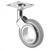 Roulette Design Ø75mm Sols Industriels Platine