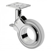 Roulette Design Ø75mm Sols Industriels Platine