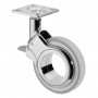 Roulette Design Ø75mm Sols Industriels Platine