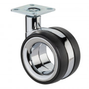 Roulette Design Ø75mm Sols Industriels Platine