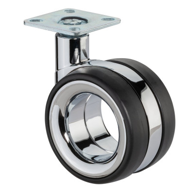 Roulette Design Ø75mm Sols Industriels Platine