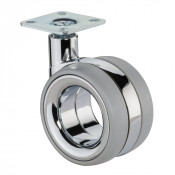Roulette Design Ø75mm Sols Industriels Platine