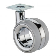 Roulette Design Ø75mm Sols Industriels Platine
