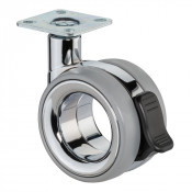 Roulette Design Ø75mm Sols Industriels Platine
