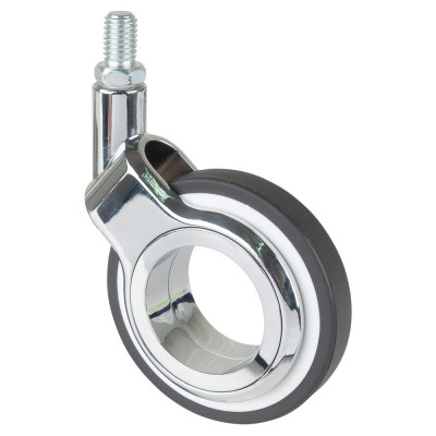 Roulette Design Ø75mm Sols Industriels Tige