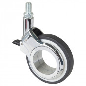Roulette Design Ø75mm Sols Industriels Tige