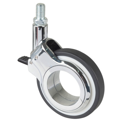 Roulette Design Ø75mm Sols Industriels Tige