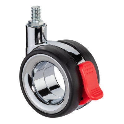 Roulette Design Ø75mm Sols Industriels Tige