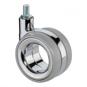 Roulette Design Ø75mm Sols Industriels Tige