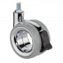 Roulette Design Ø75mm Sols Industriels Tige
