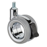 Roulette Design Ø75mm Sols Industriels Tige Roulette Design Ø75mm Sols Industriels Tige
