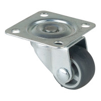 Roulette Mobilier Ø25mm Sols Fragiles Platine