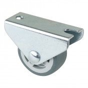 Roulette Mobilier Ø30mm Sols Fragiles Platine