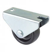 Roulette Mobilier Ø30mm Sols Lisses Platine