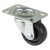 Roulette Mobilier Ø30mm Sols Lisses Platine