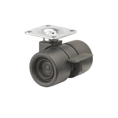 Roulette Mobilier Ø38mm Sols Lisses Platine