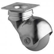 Roulette Mobilier Ø40mm Sols Fragiles Platine
