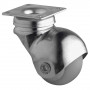 Roulette Mobilier Ø40mm Sols Fragiles Platine