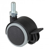 Roulette Mobilier Ø40mm Sols Fragiles Tige