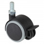 Roulette Mobilier Ø40mm Sols Fragiles Tige