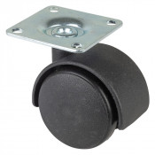 Roulette Mobilier Ø40mm Sols Lisses Platine