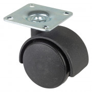 Roulette Mobilier Ø40mm Sols Lisses Platine