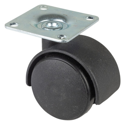 Roulette Mobilier Ø40mm Sols Lisses Platine