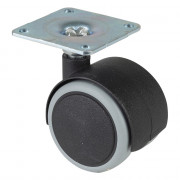 Roulette Mobilier Ø40mm Sols Lisses Platine