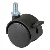 Roulette Mobilier Ø40mm Sols Lisses Tige