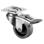Roulette Mobilier Ø50mm Sols Fragiles Platine