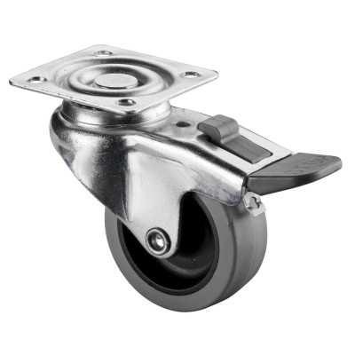 Roulette Mobilier Ø50mm Sols Fragiles Platine