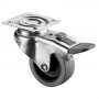 Roulette Mobilier Ø50mm Sols Fragiles Platine