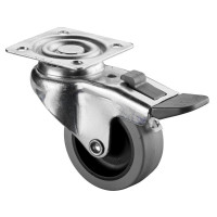 Roulette Mobilier Ø50mm Sols Fragiles Platine