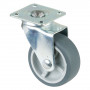 Roulette Mobilier Ø50mm Sols Fragiles Platine