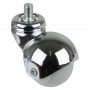 Roulette Mobilier Ø50mm Sols Fragiles Tige