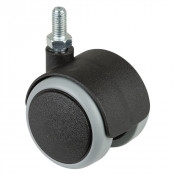 Roulette Mobilier Ø50mm Sols Fragiles Tige