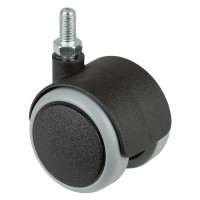 Roulette Mobilier Ø50mm Sols Fragiles Tige Roulette Mobilier Ø50mm Sols Fragiles Tige