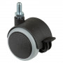 Roulette Mobilier Ø50mm Sols Fragiles Tige