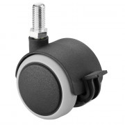 Roulette Mobilier Ø50mm Sols Fragiles Tige