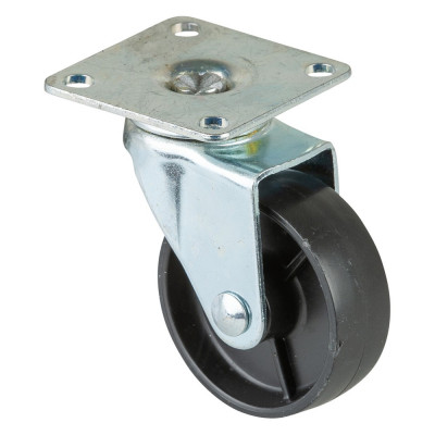 Roulette Mobilier Ø50mm Sols Lisses Platine