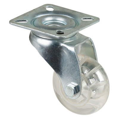 Roulette Mobilier Ø50mm Sols Lisses Platine