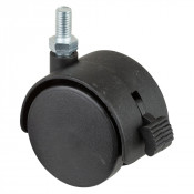Roulette Mobilier Ø50mm Sols Lisses Tige