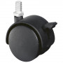 Roulette Mobilier Ø50mm Sols Lisses Tige