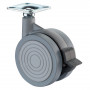 Roulette Mobilier Ø60mm Sols Fragiles Platine