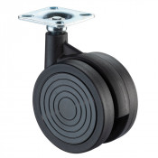 Roulette Mobilier Ø60mm Sols Fragiles Platine