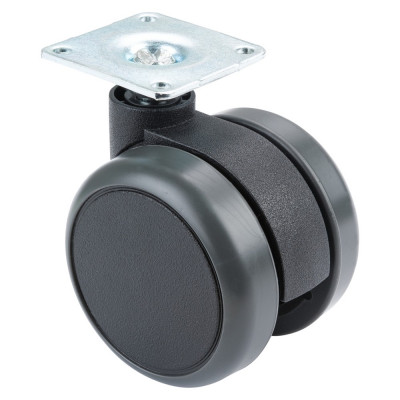 Roulette Mobilier Ø60mm Sols Fragiles Platine